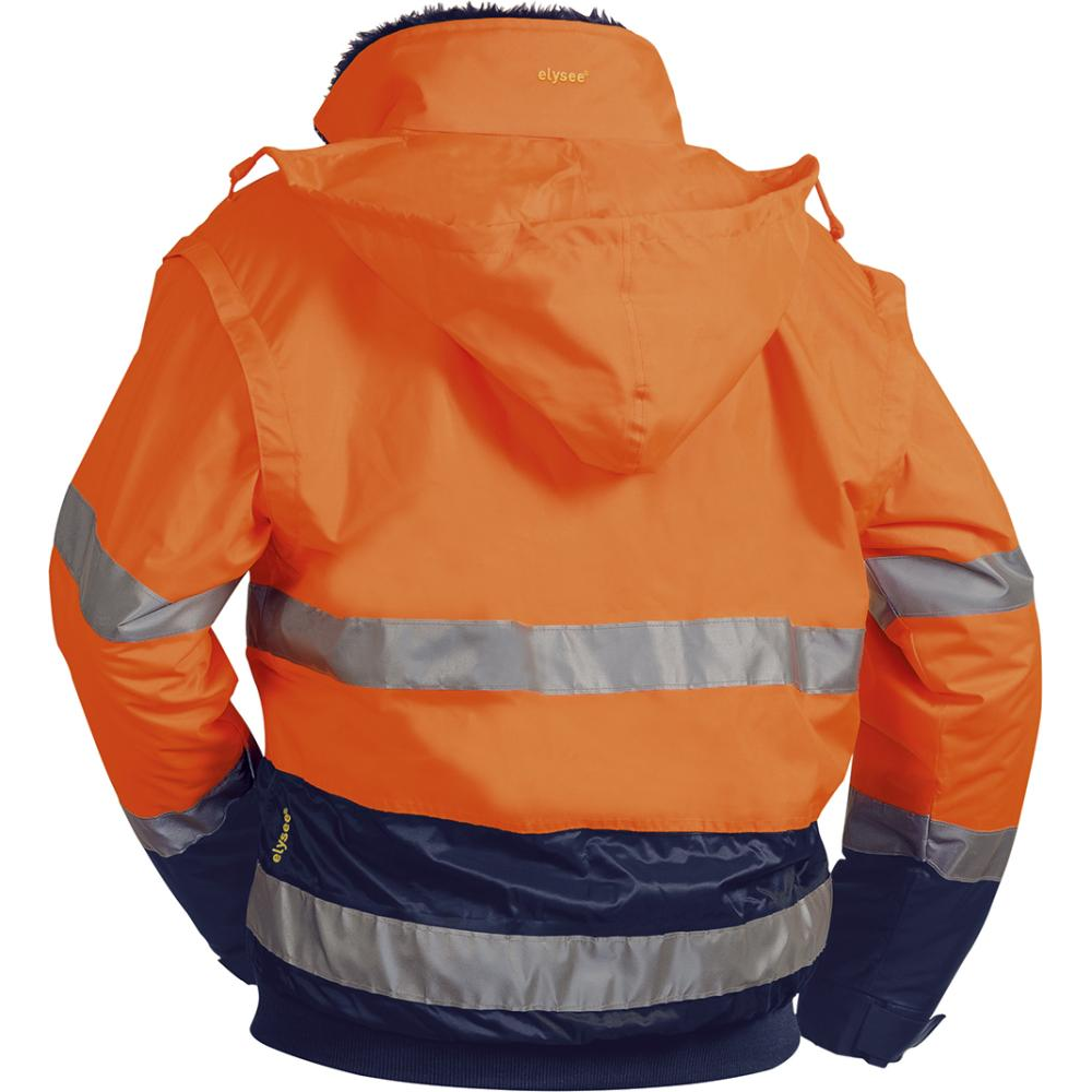 Warnschutzjacke SIEGFRIED und VOLKER Warnjacke Gr, M. orange/marine