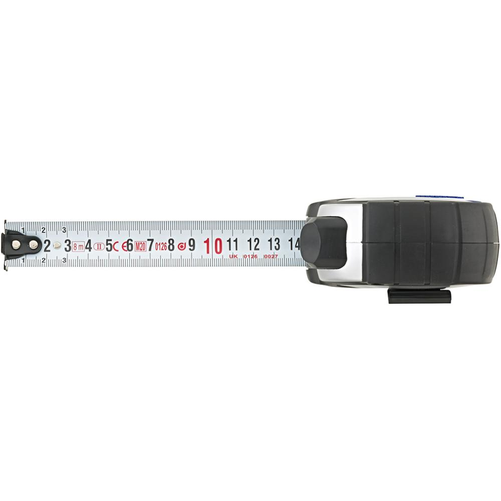 Taschenbandmaß Autolock 8mx25mm weiß FORUM