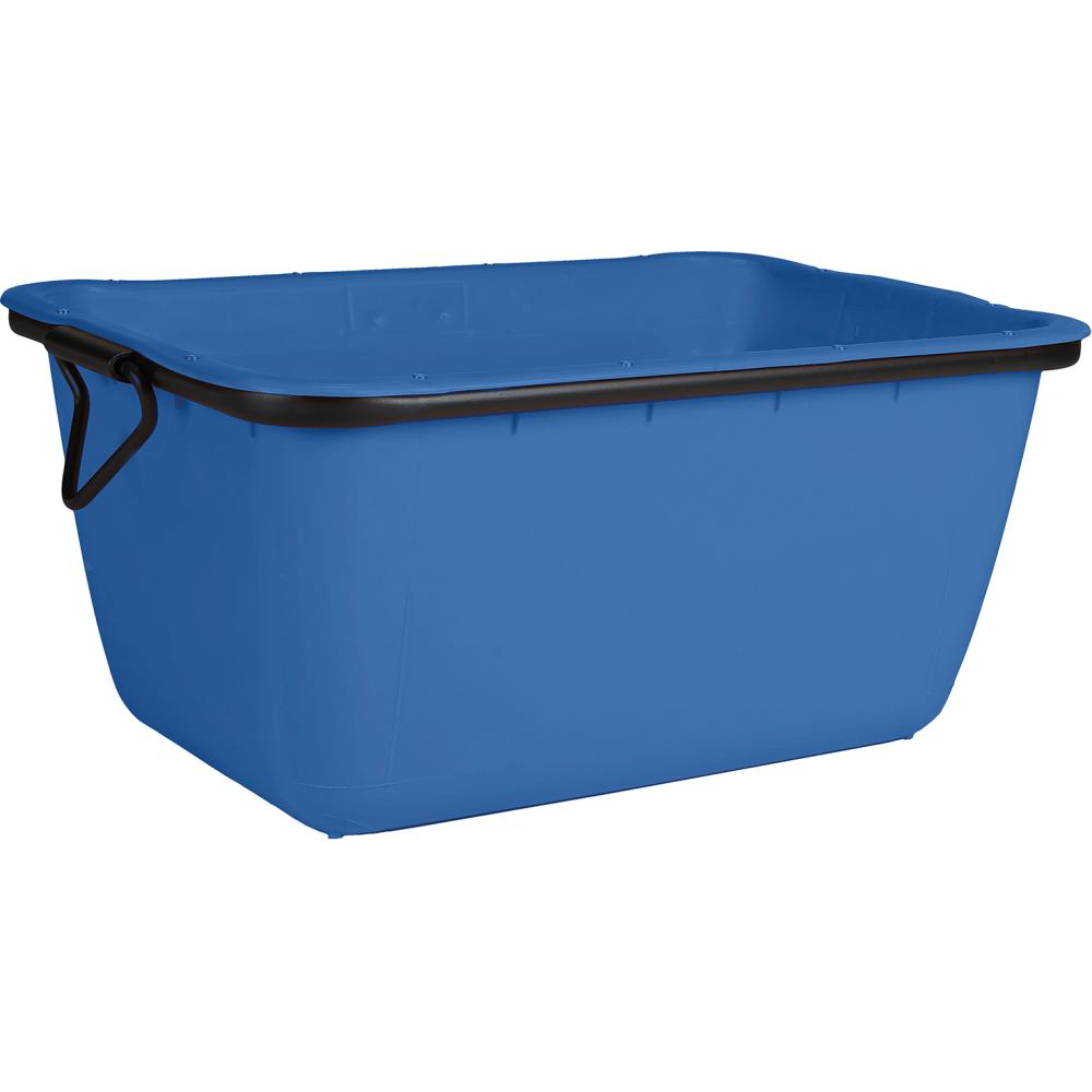 Fertigmörtelmulde Mörtelkübel 200 L, blau kranbar