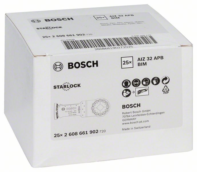 Bosch BIM Tauchsägeblatt AIZ 32 APB Wood and Metal. Für osz. Multifunktionswerkzeuge