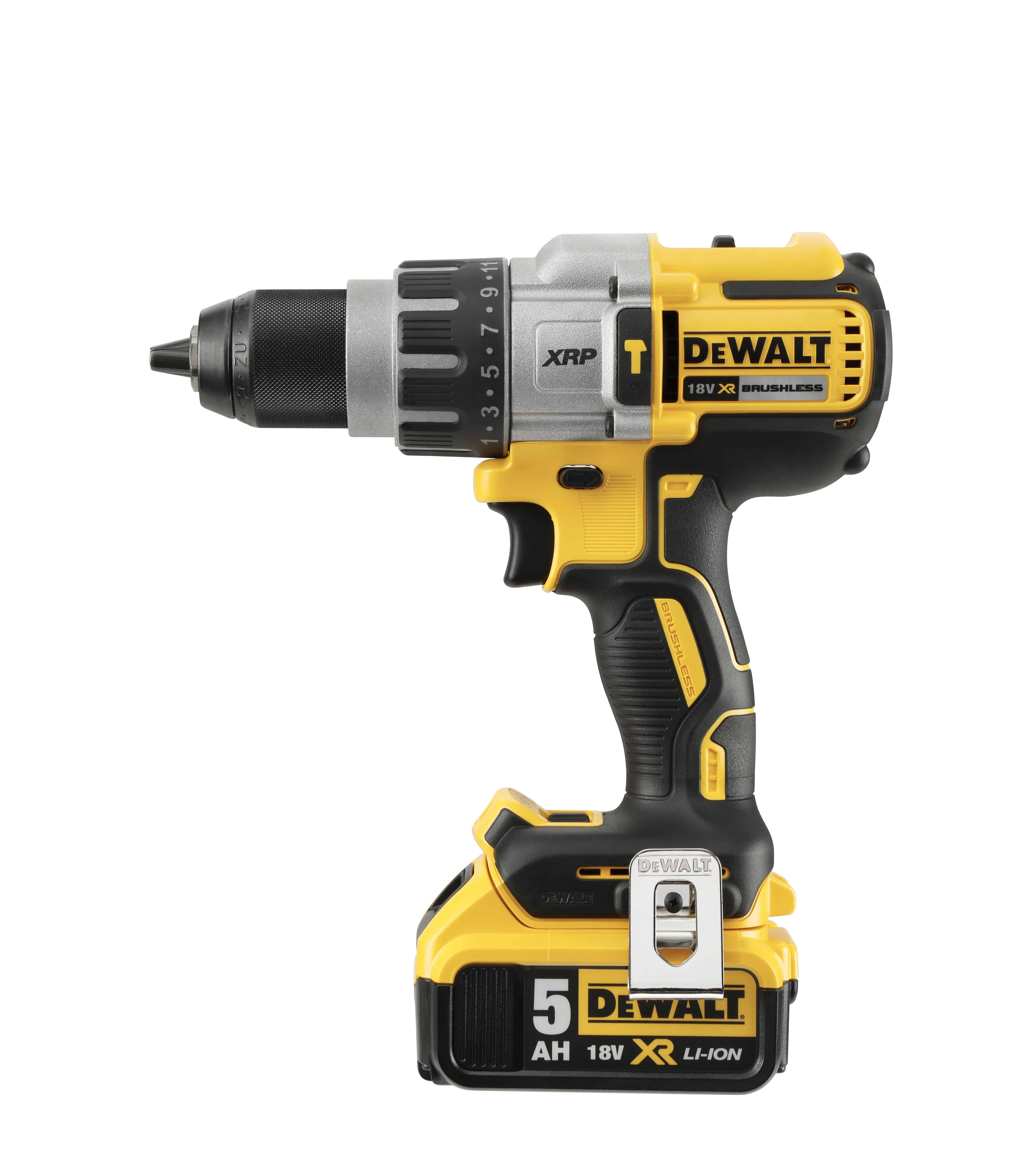 Dewalt DCD996P2-QW,  Schlagbohrschrauber (BL) 18 V / 5 Ah, 18,0 Volt / 5,0 Ah Akku-Dreigang-Schlagbohrschrauber (bürstenlos)