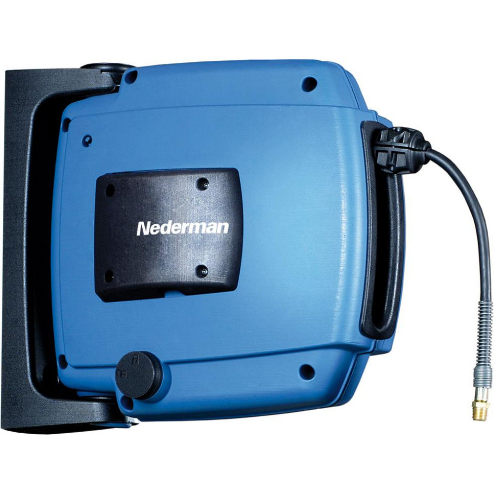 Schlauchaufroller Typ H30 für Luft/Wasser Luft/ Wasser inkl 10m-Schlauch 10mm, AG G3/8", Nederman