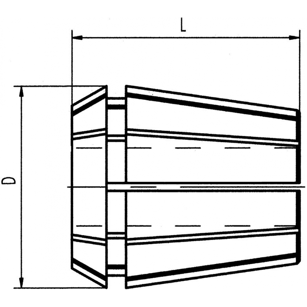 Spannzange ER25, abgedichtet DIN6499C 10mm FORTIS