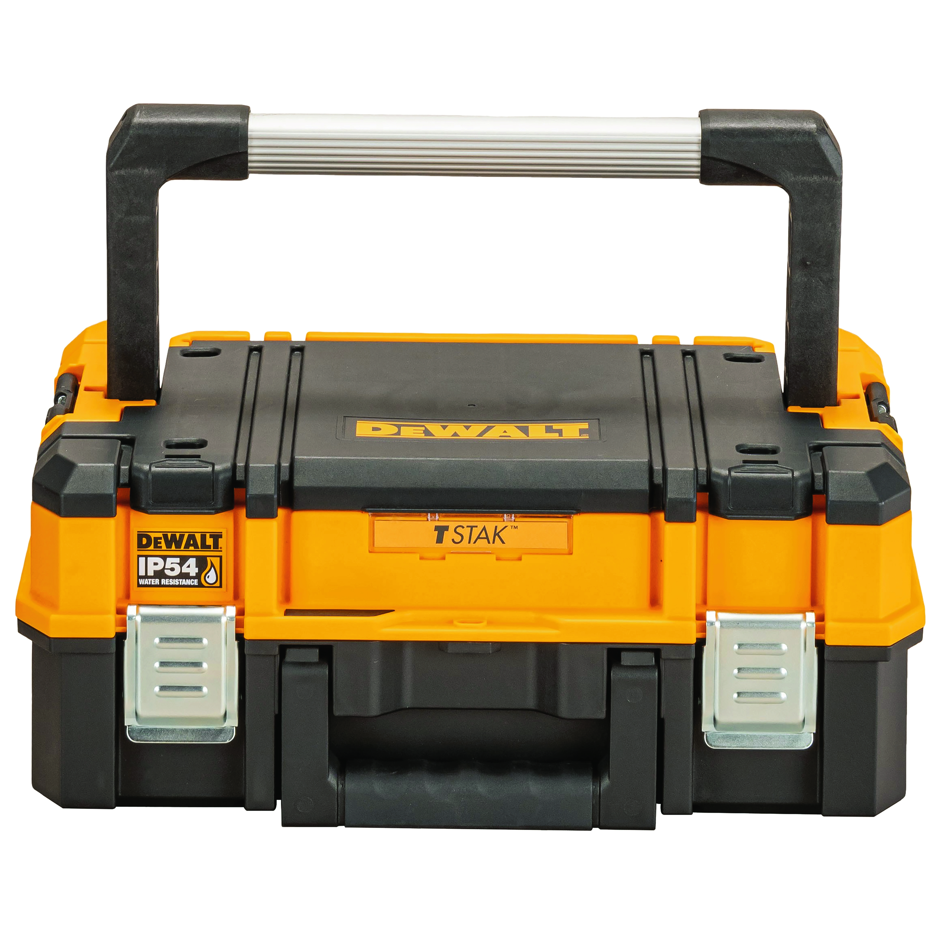Dewalt DWST83344-1,  TSTAK I Werkzeugbox IP54, TSTAK I Robuste und kompakte Werkzeugbox mit IP54 Schutz und Schaumstoffeinlage (27l Volumen)