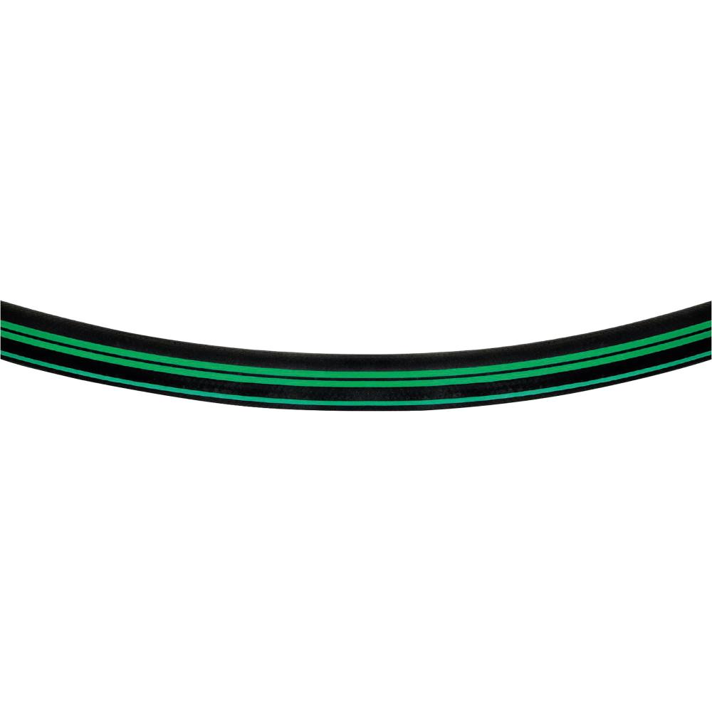 Vielzweck Premiumschlauch Supreme Vielzweckpremiumschlauch 25x5, 0mm,schwarz 3 grüne Streifen 20bar 50m, Semperit