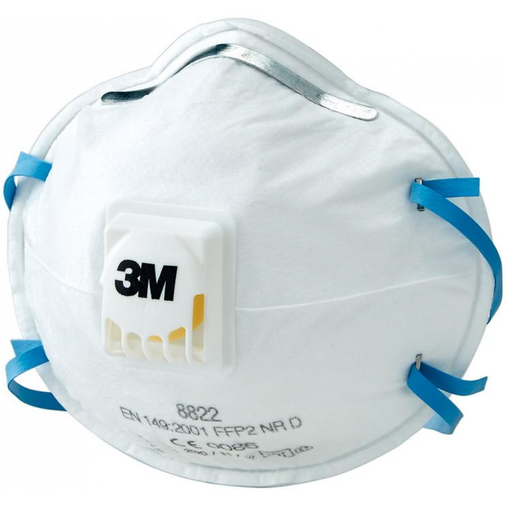 3M Atemschutzmasken, Programm Klassik Atemschutzmaske 8822, FFP2 NR D