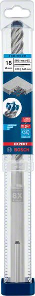 Hammerbohrer EXPERT 18x200x340mm BoschVE à 1 StückSDS max-8X