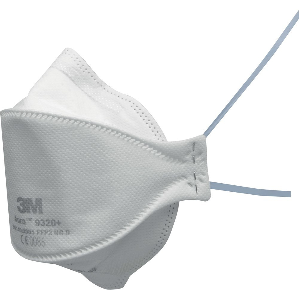 3M Faltmaske Aura 9320+ Feinstaubmaske Generation 3+, FFP2
