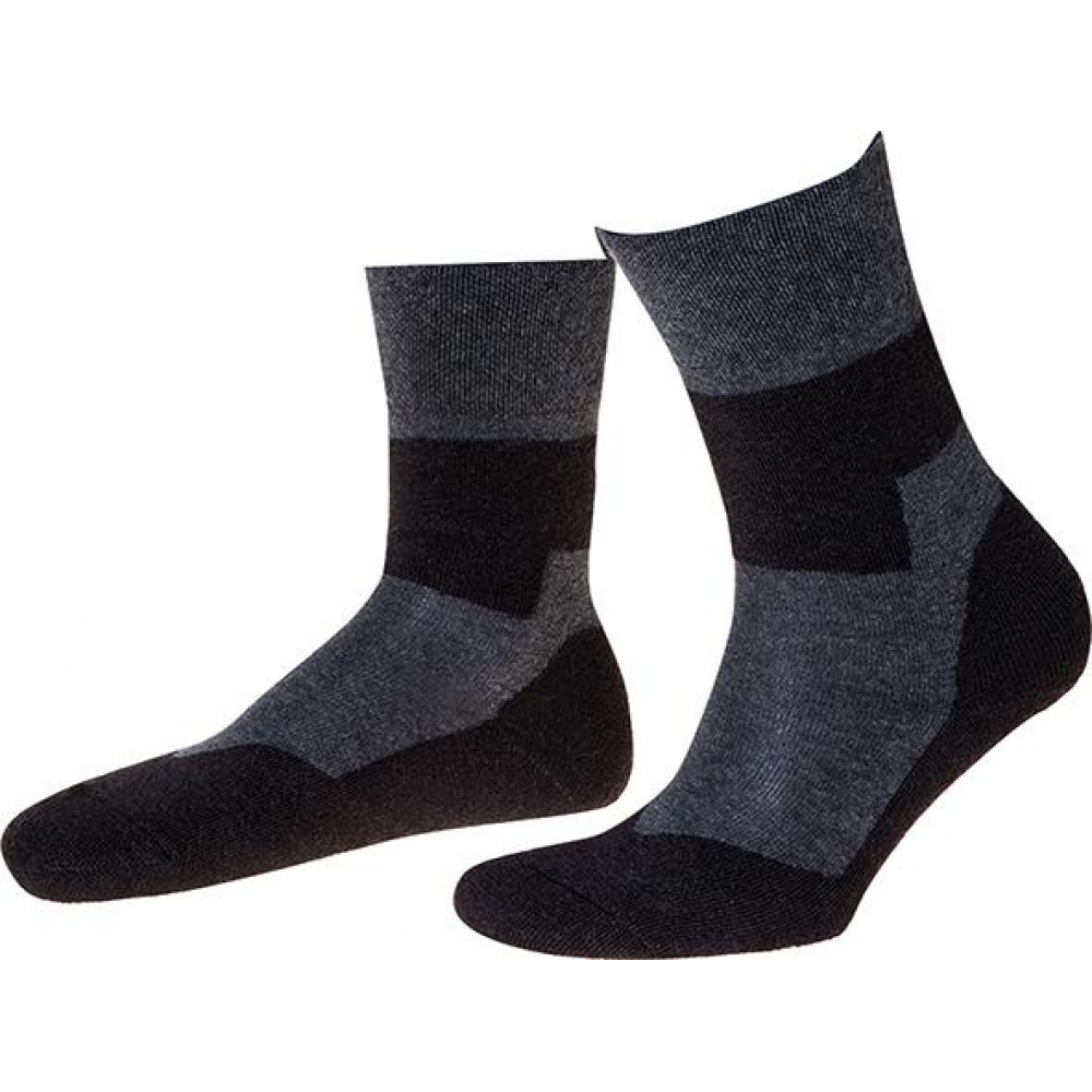 Funktionssocke Gr.45-47 schwarz/grau