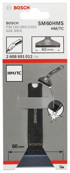 Bosch Schabermesser SM 60 HMS mit Messerschutz, 60 mm