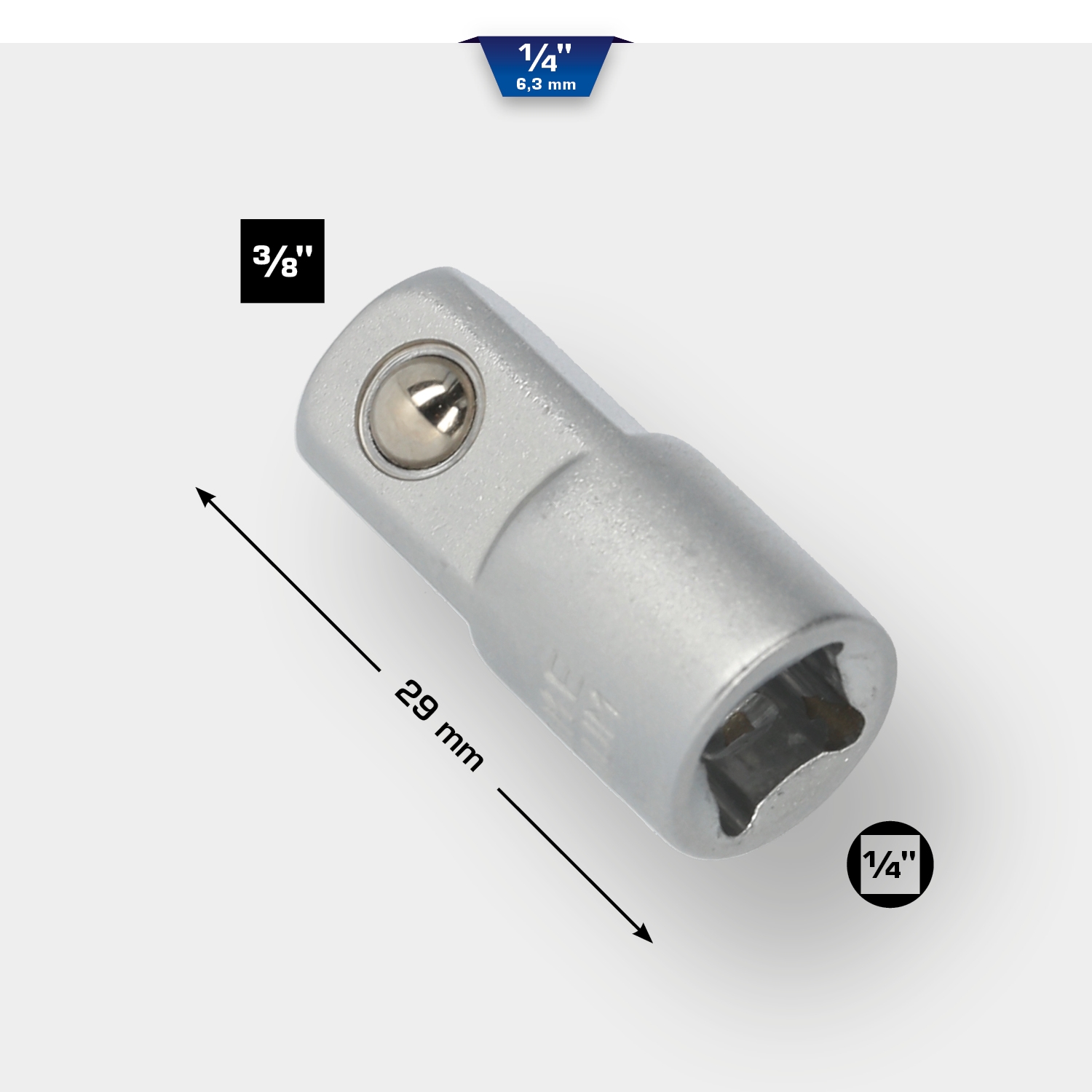 Brilliant Tools  1/4" Adapter auf 3/8"