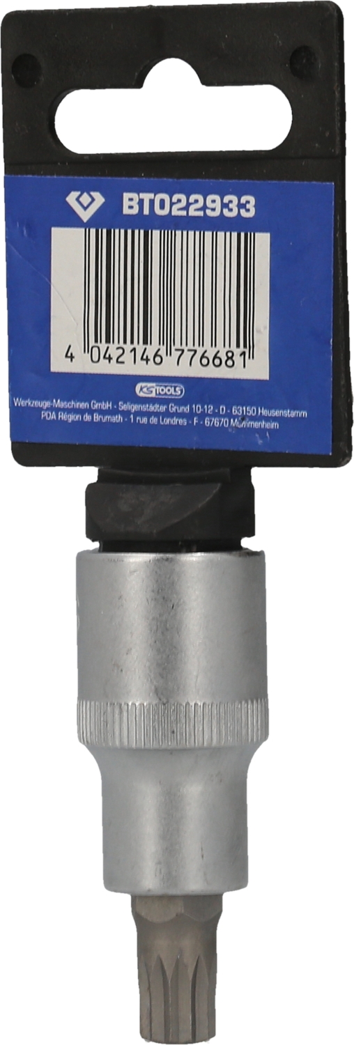 Brilliant Tools  1/2" Vielzahn-Bit-Stecknuss, 55 mm lang, M9