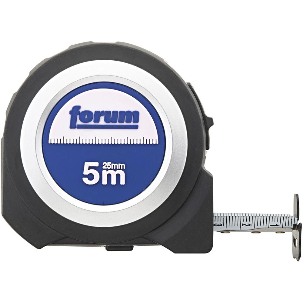 Taschenbandmaß Stahlband 5m x 25mm FORUM