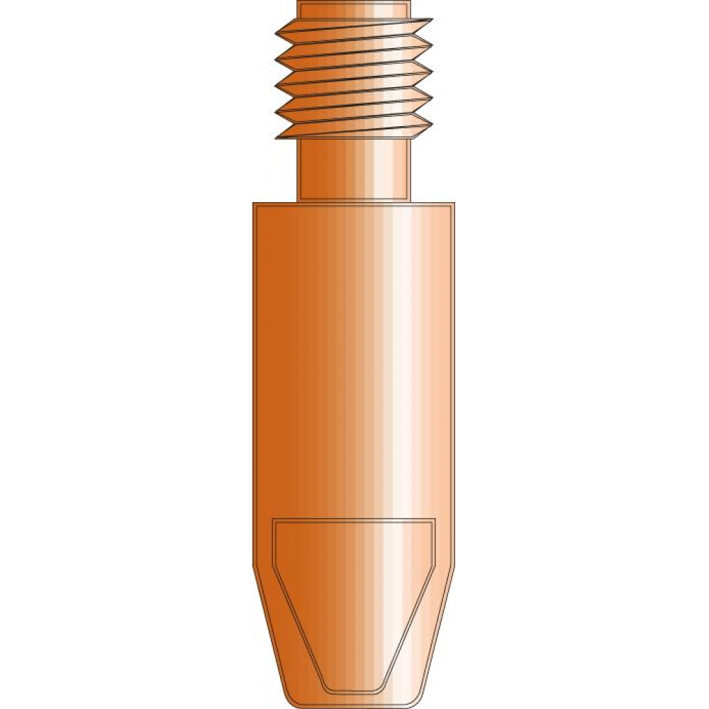 Stromdüse M6 für MIG-/MAG-Schweißbrenner 25 1,0 mm - 28mm E-Cu