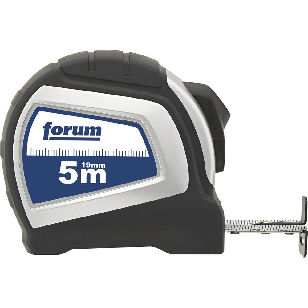 Taschenbandmaß Autolock 5mx19mm weiß FORUM