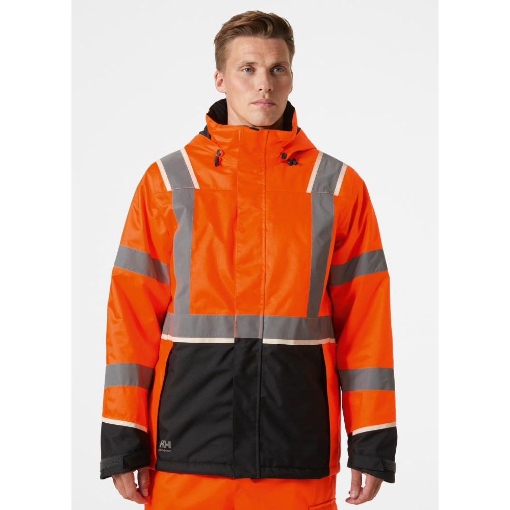 Warn-Winterjacke UC-ME orange, Gr.M