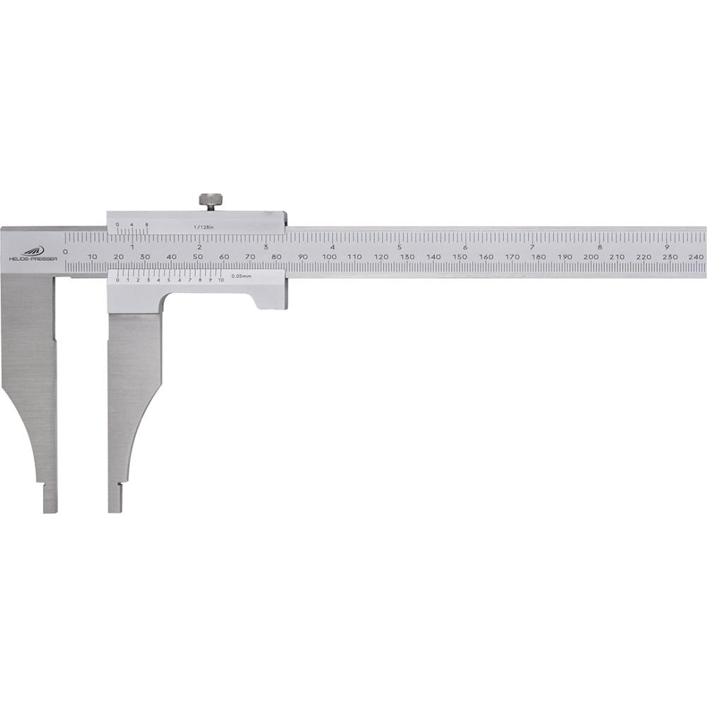 Werkstattmessschieber ohne Spitzen, Feinstellung Werkstatt- o. 500x150mm o.Fe. HP