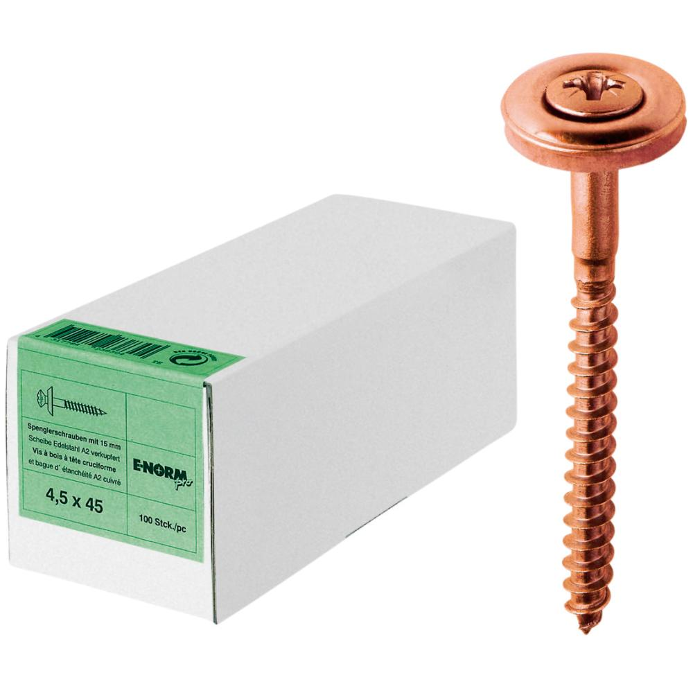 Spenglerschraube 4,5x35 PZD 2 Edelstahl A2 E-NORMpr E-NORMpro