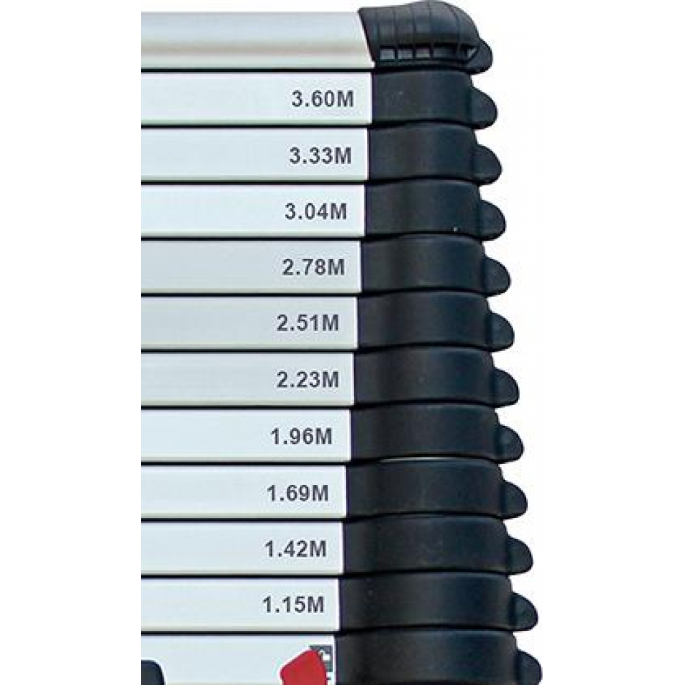 Teleskopleiter max.380cm DIN EN 131-6 FORUM