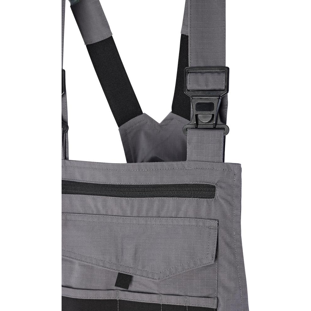 Latzhose Performance Gr. 50 grau/schwarz FORTIS