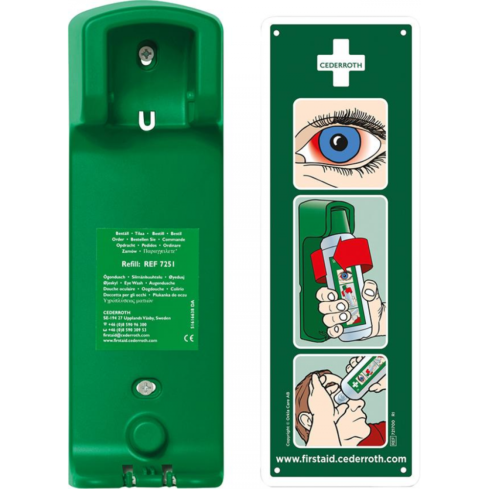 Wandhalterung für Augendusche Augenspülung