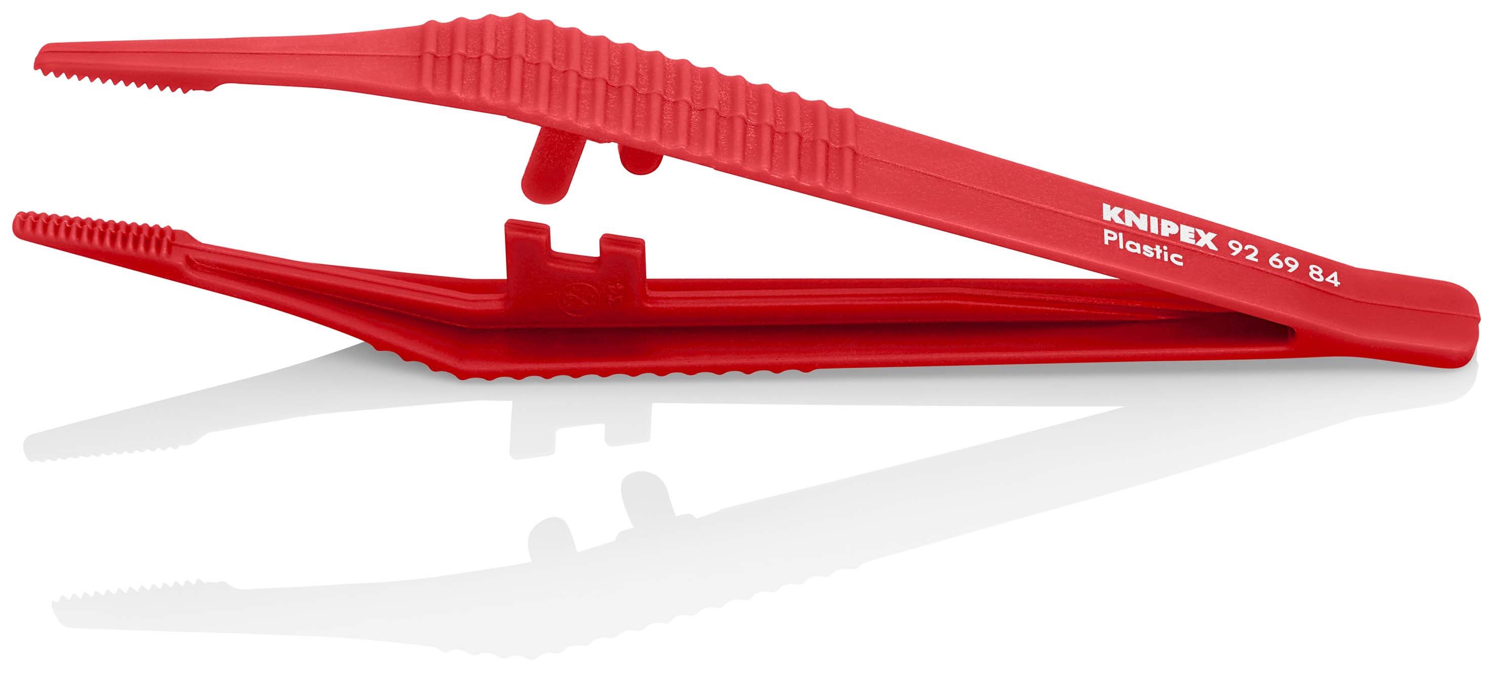 Pinzette Kunststoff spitz 130mmKNIPEX