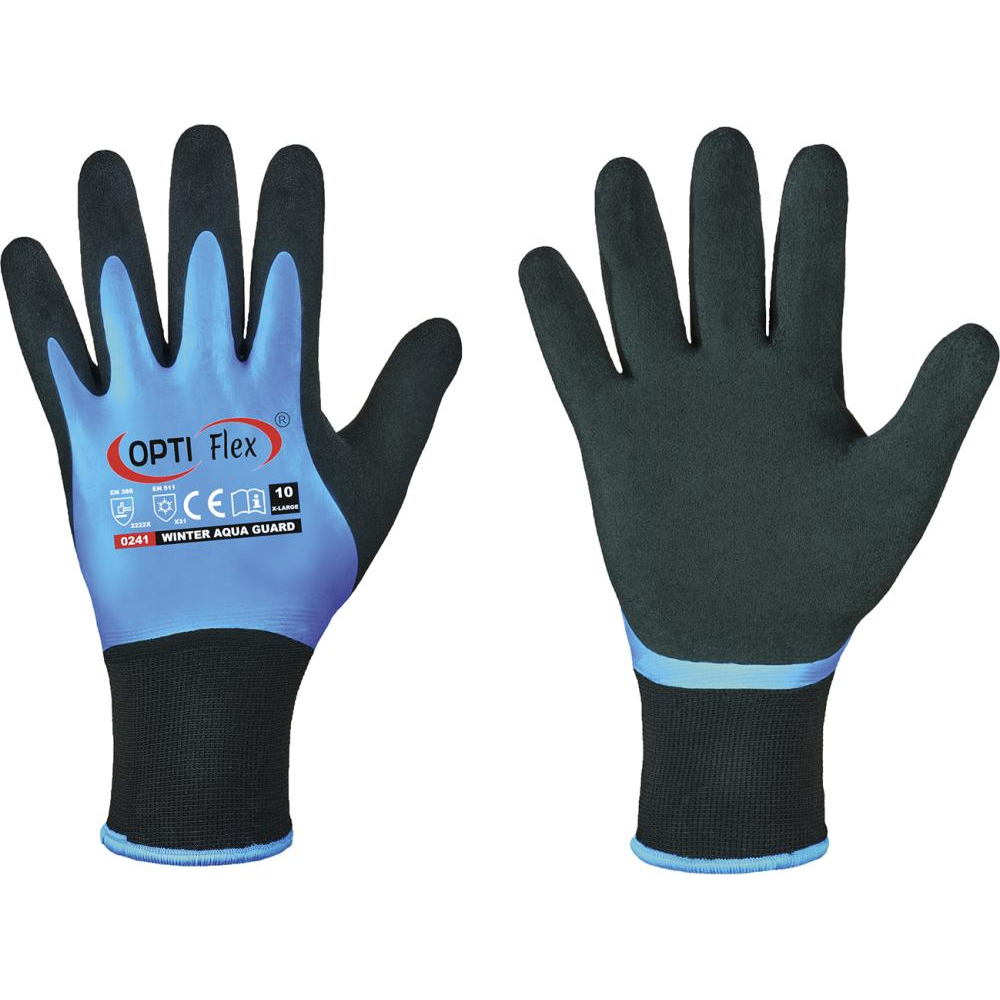 Strickhandschuh Winter-Aqua-Guard Winter-Aqua Guard, Latex, Gr. 9