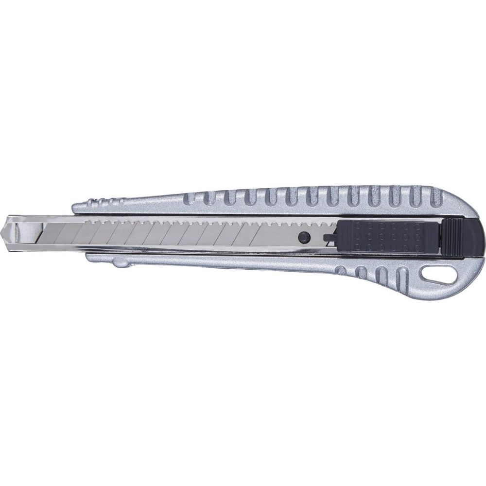Cuttermesser, Zink-Druckguss-Gehäuse Metall 9mm m 1. Klinge FORTIS
