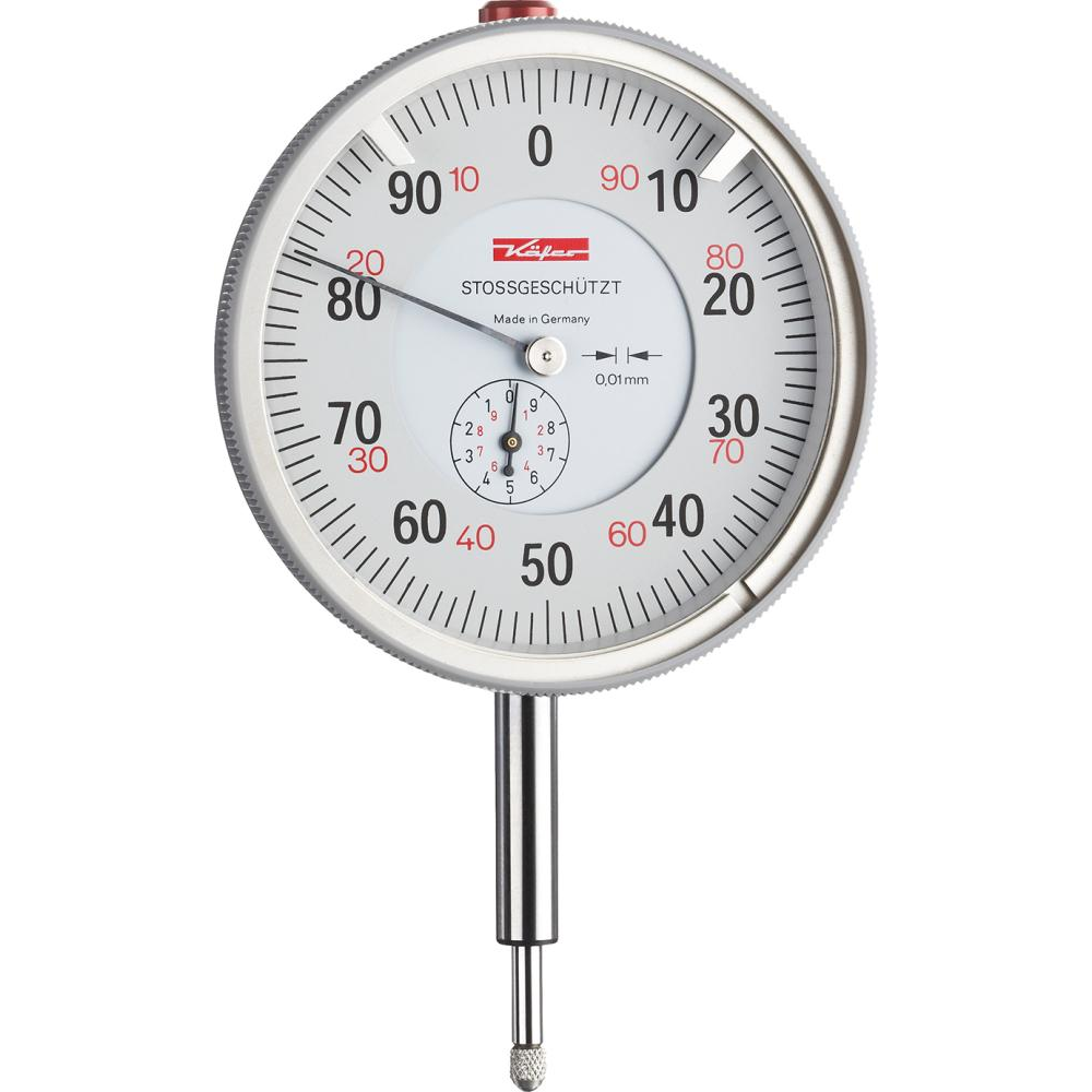 Messuhr mit großem Gehäusedurchmesser Großmessuhr GM100T D100mm KÄFER