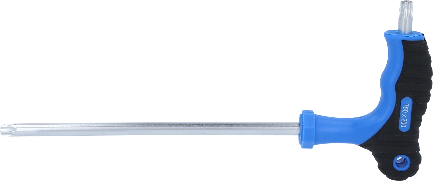 Brilliant Tools  T-Griff-Torx® mit Stirnlochbohrung-Winkelstiftschlüssel T45 x 200 mm