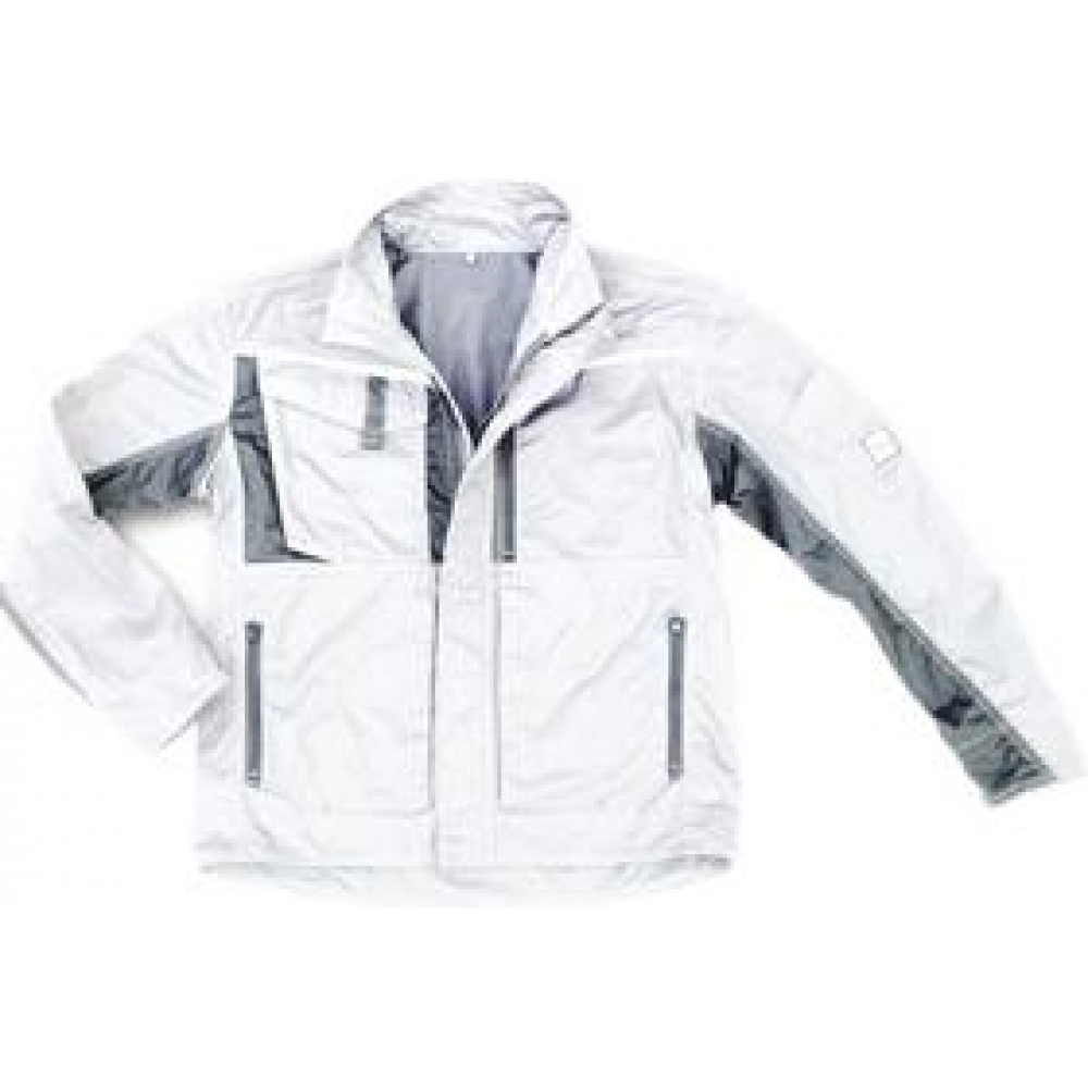 Arbeitsjacke CHAMP Gr, 2XL. weiß/grau, Excess