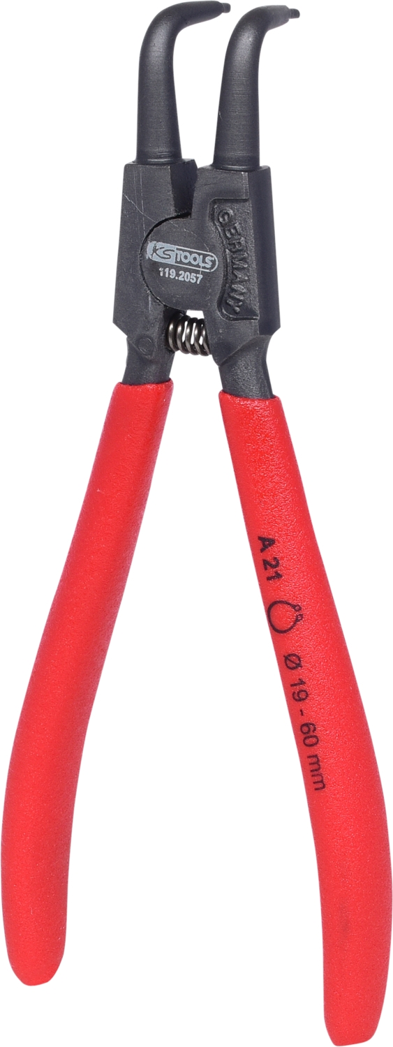 KSTOOLS Aussen-Sicherungszange, abgewinkelt, 19-60 mm