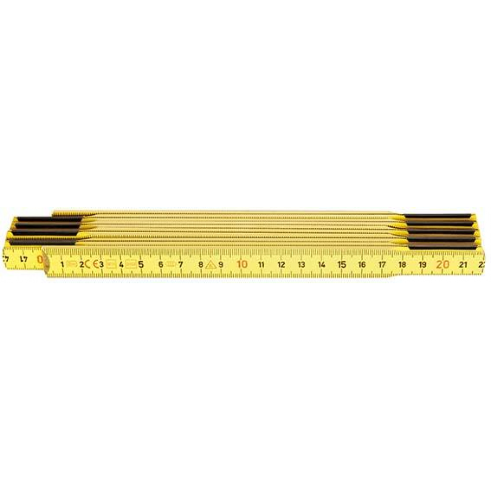 Holz-Gliedermaßstab Nr. 265-2-10 Gliedermaßstab Buche 2mx17mm gelb Hultafors