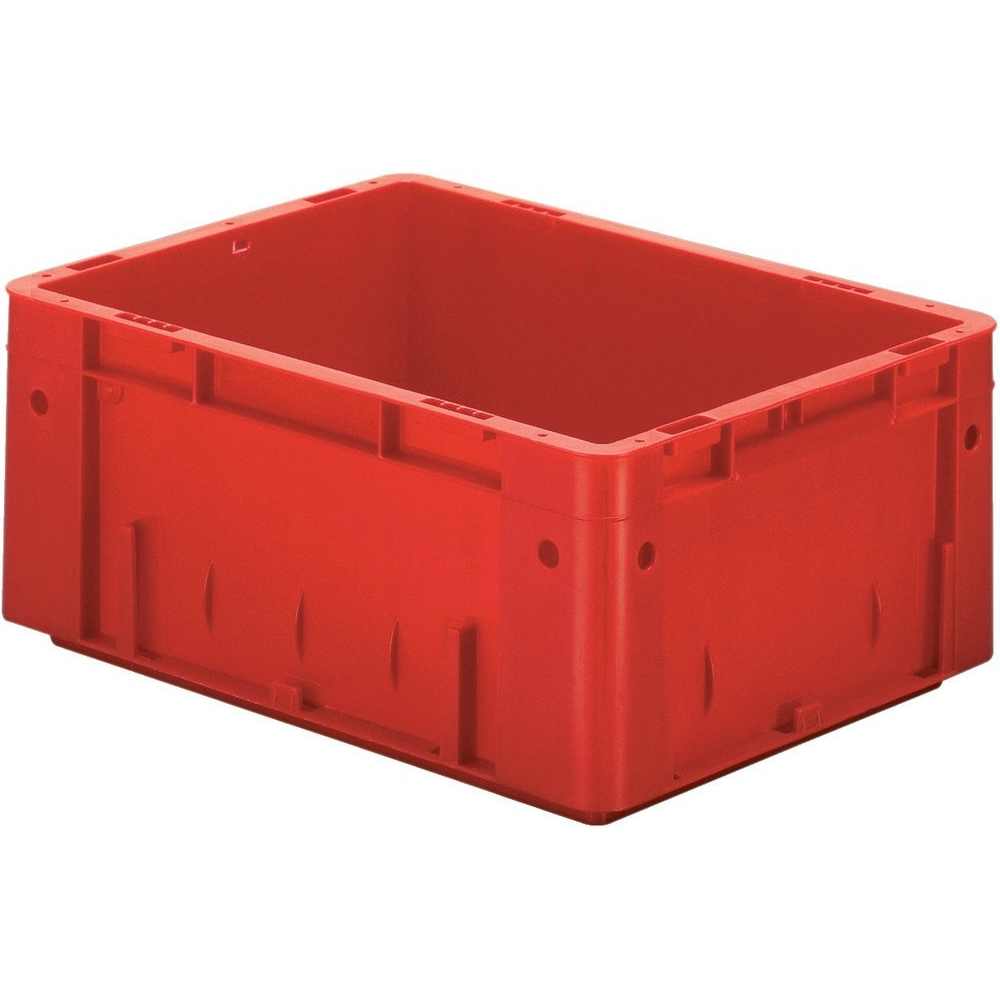 Transportkasten VTK 400/175-0 Transport-Stapelkasten B400x T300x H175 mm grau Auflast 600kg ohne Griffloch