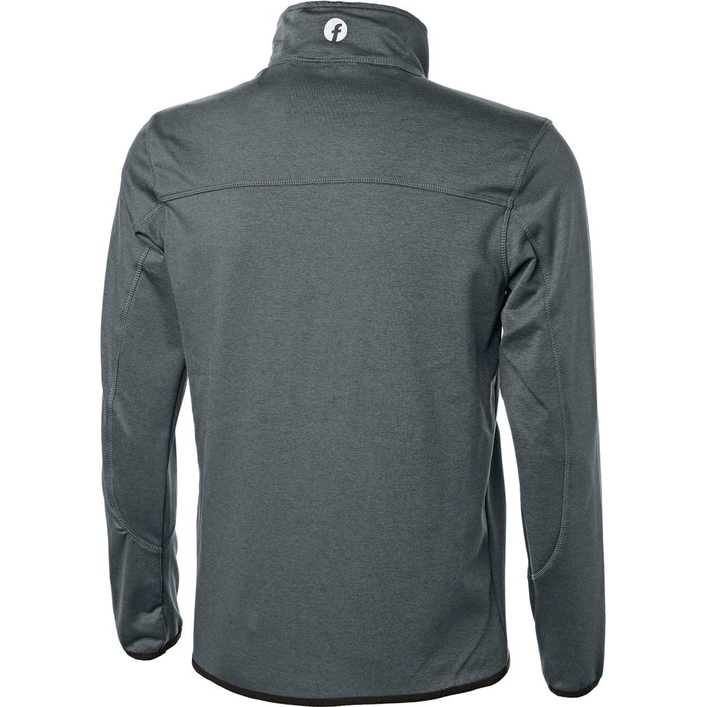 Tech-Fleecejacke Gr. S grau/schwarz meliert Fortis Elements