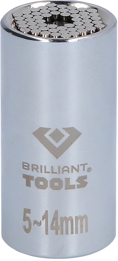 Brilliant Tools  1/4" Universal-Stecknuss, 5 - 14 mm