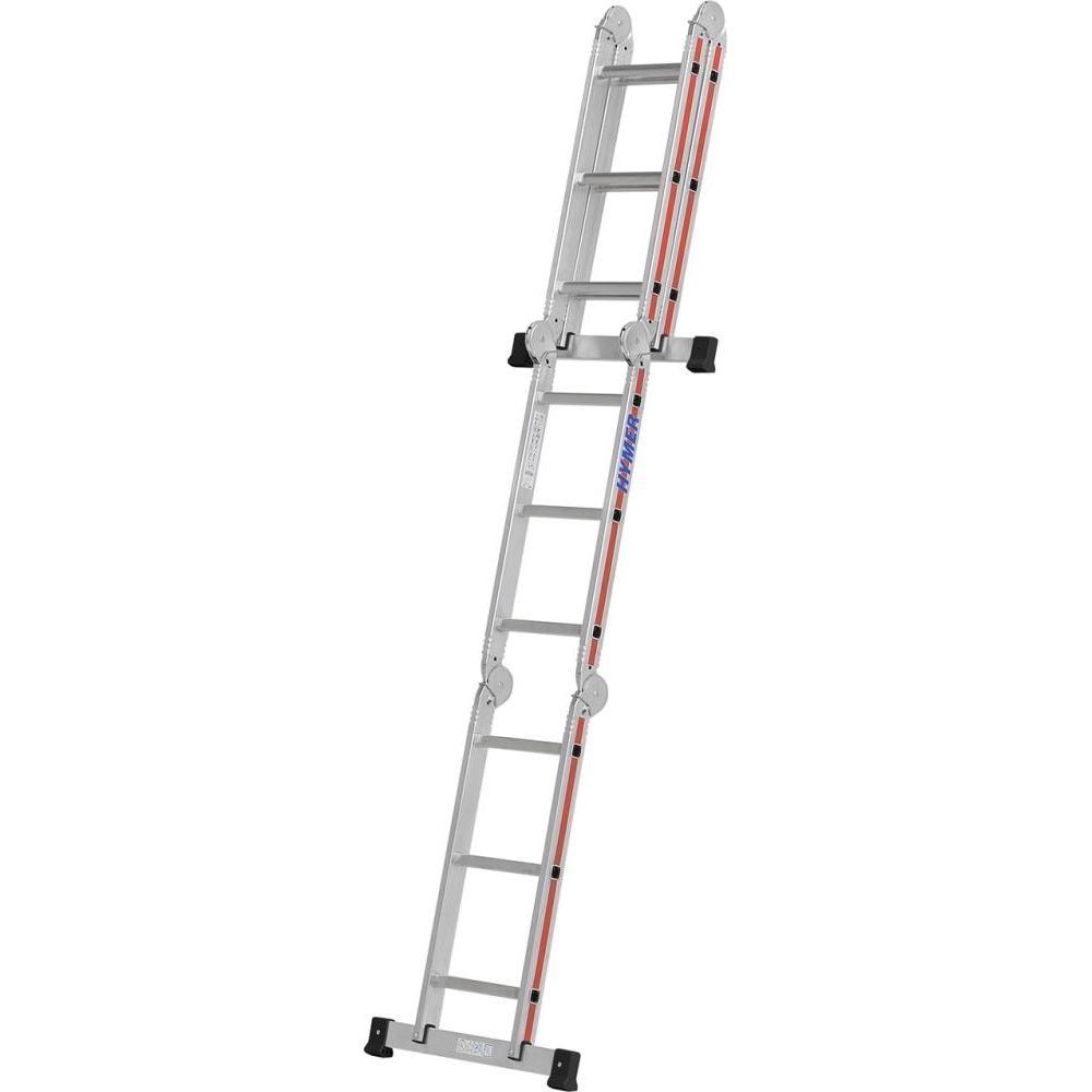 Vielzweckleiter 4x3 Sprossen AH 4,00m in Plattform