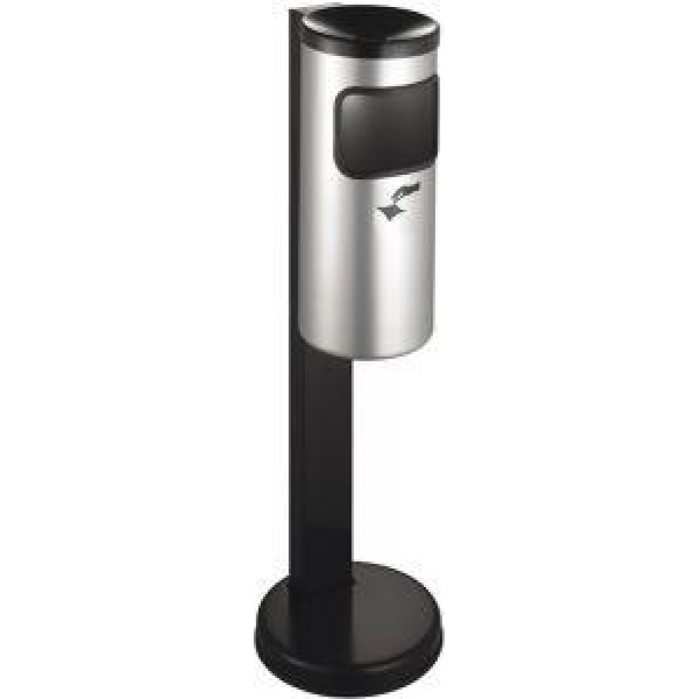 Abfallascher Modell Rondo, mit Standfuß Abfall-Ascher neusilber
