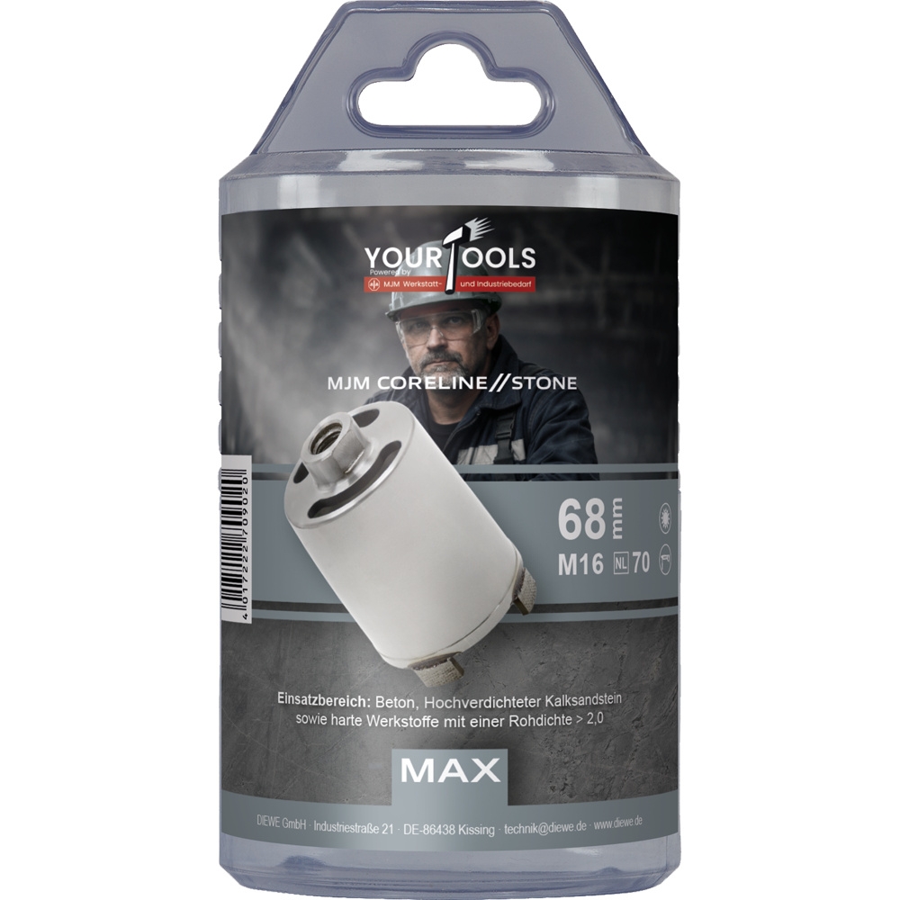 MJM Coreline Stone Max | 68 mm | M16 | 70 mm | 10 mm