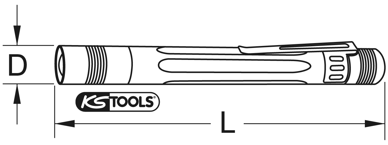 KSTOOLS perfectLight Taschenlampe 85 Lumen