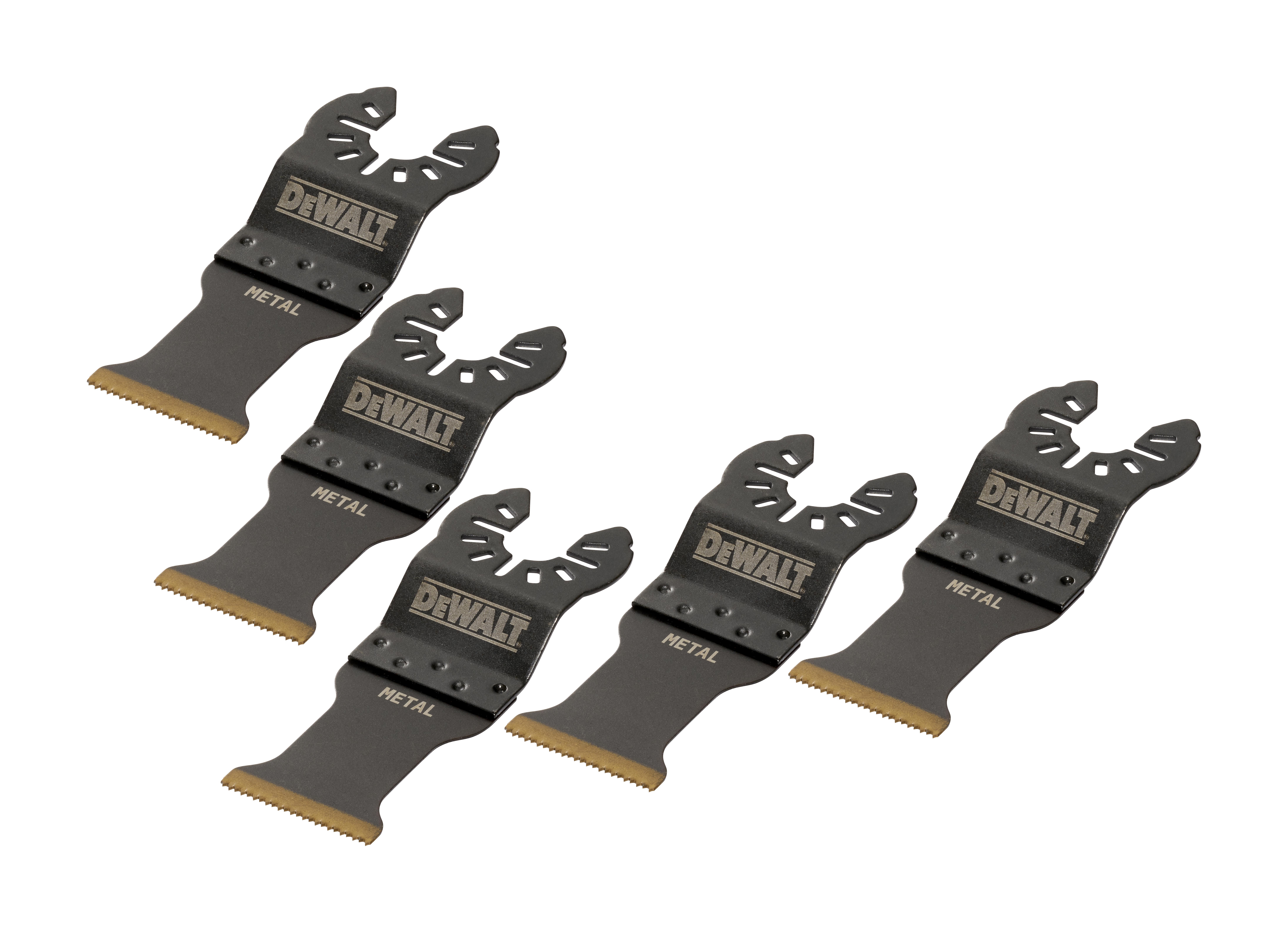 Dewalt DT20727-QZ,  Multi-Tool Saegeblatt Met 43x30mm 5Stk, 5er Pack Titan Metall-Sägeblatt 43 x 30 mm