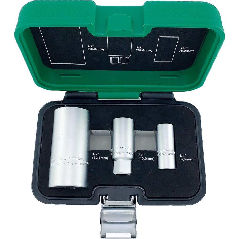Universal-Steckschlüssel-Einsatz-Garnitur 1/4", 3/8" und 1/2 --Einsatz 3t 6-32mm FORTIS
