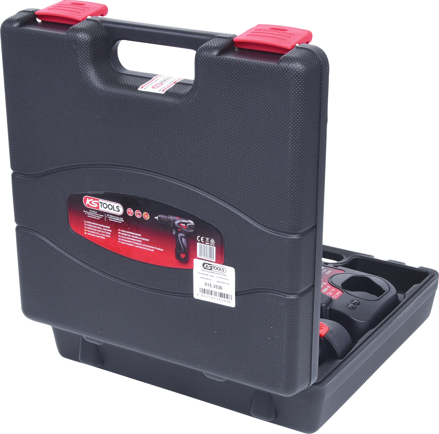 KSTOOLS Akku-Bohr-Schrauber, 24Nm, 1.870 U/min 10,8V, mit 2 Akkus und 1 Ladegerät