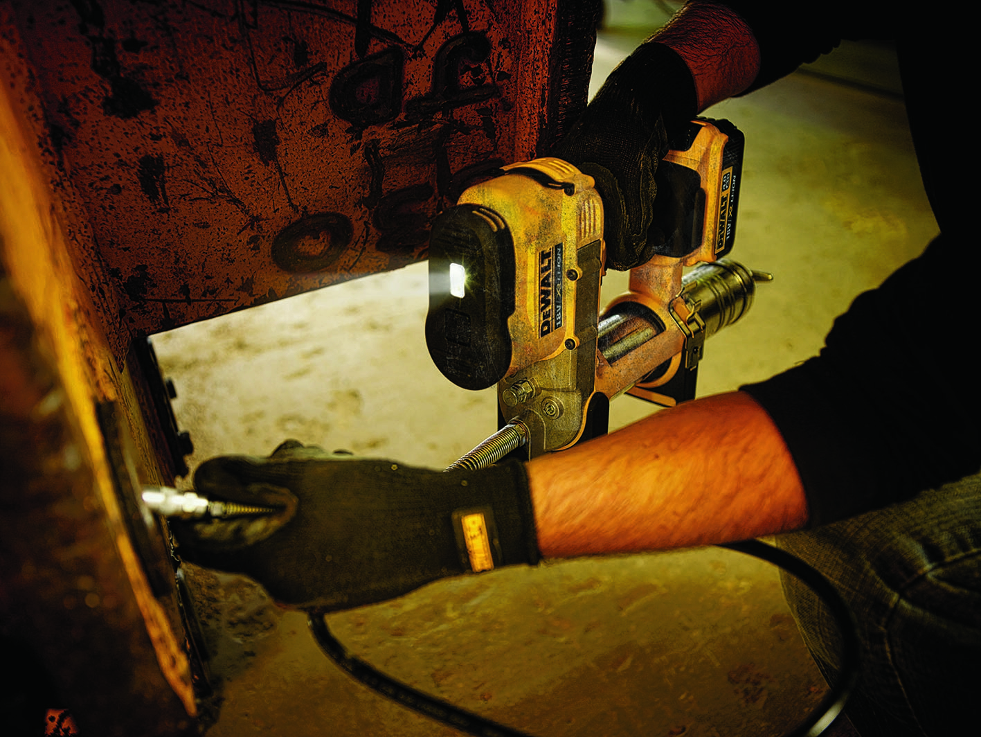 Dewalt DCGG571NK-XJ,  Akku-Fettpresse, 18 V (Basisv.), Akku-Fettpresse, Basisversion für alle 18 Volt XR- und XR-Flexvolt-Akkus