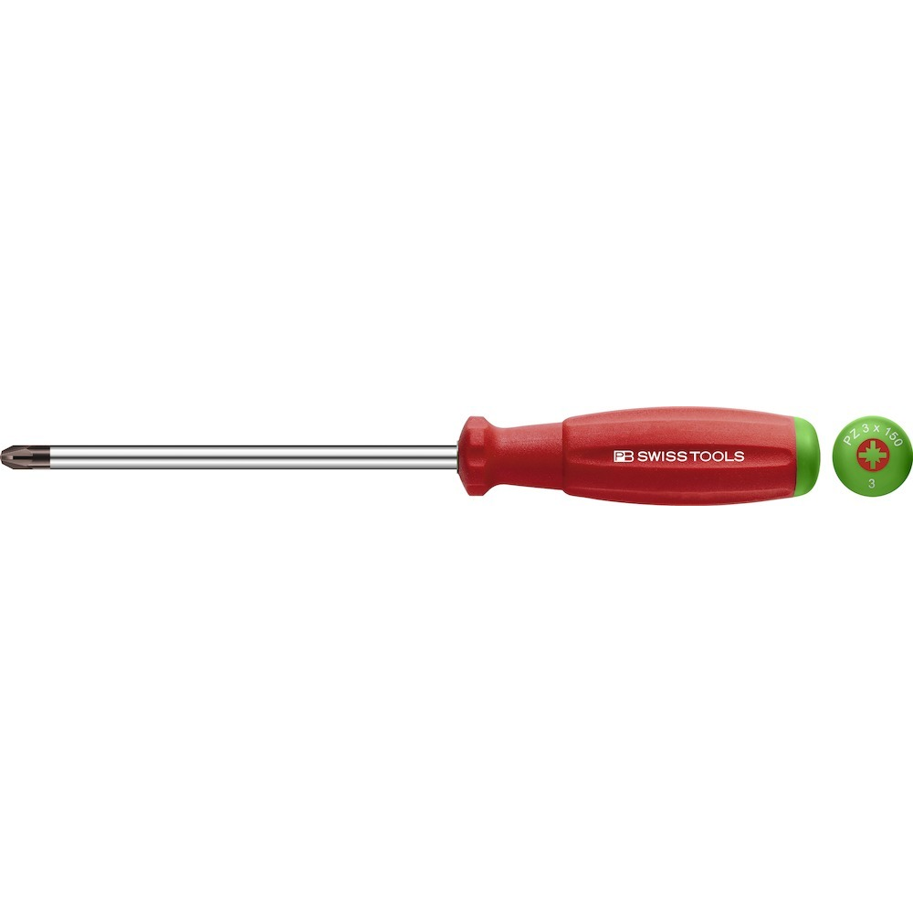 Schraubendreher für Kreuzschlitz-Schrauben PZ, Nr. PB 8192 PZ0x 60mm Swiss Grip Tools