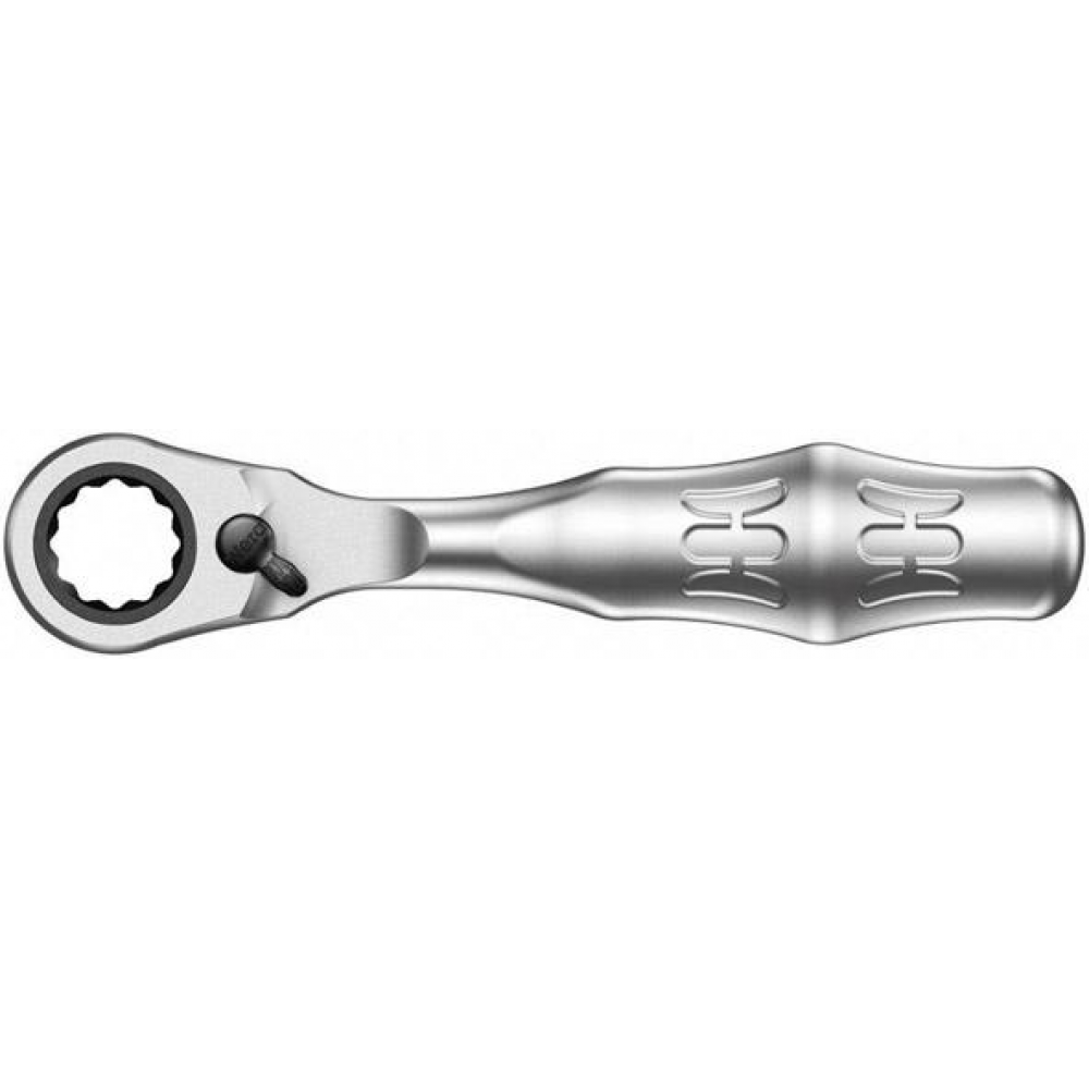 Nuss-Ratsche 1/4", Zyklop Mini 2, Nr. 8005 Durchganmgs-Ratsche 87mm Wera