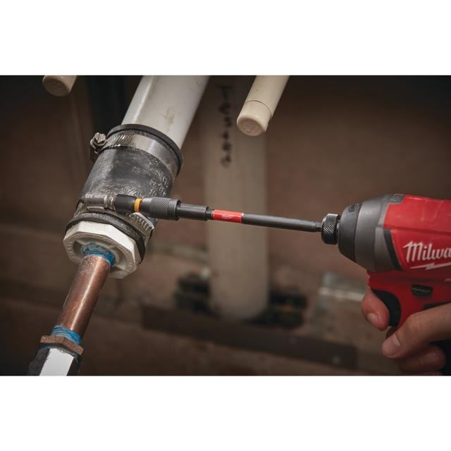 Milwaukee SHOCKWAVE Schnellwechsel-Magnetbithalter 1/4" Hex 152 mm