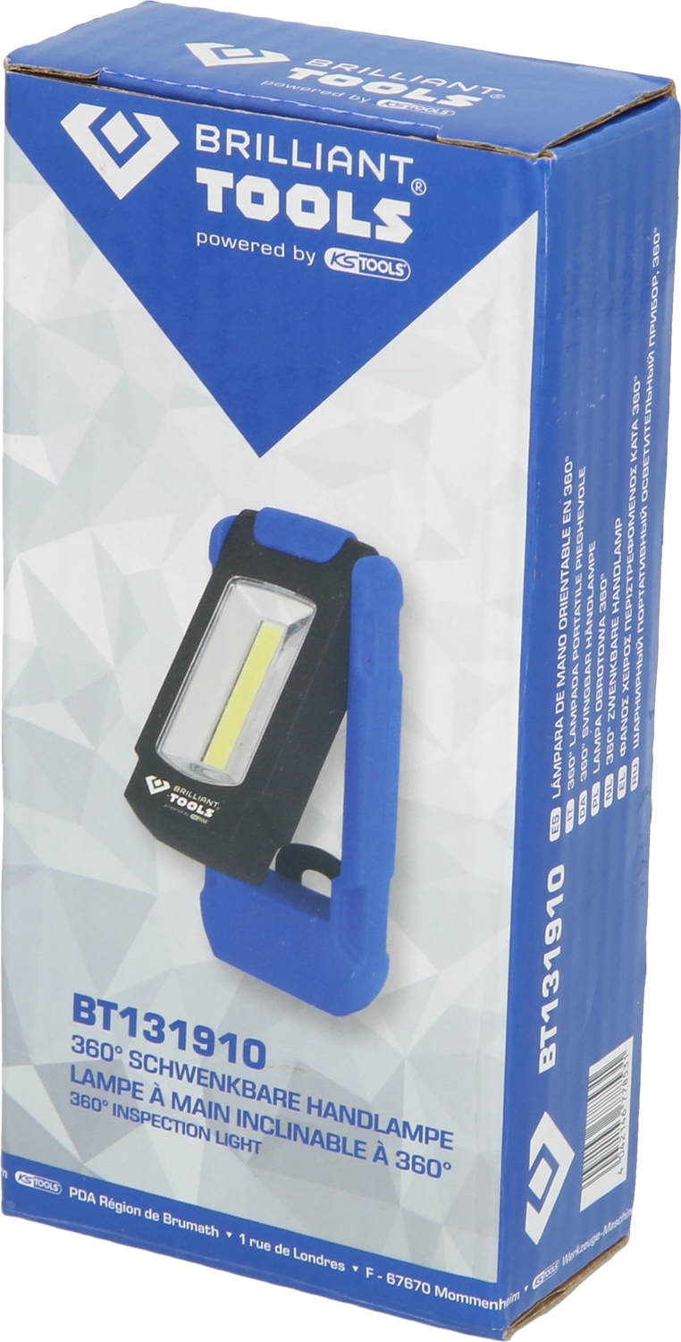 Brilliant Tools  360° Schwenkbare Handlampe