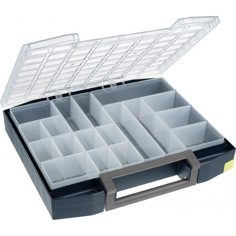 Sortimentskoffer Boxxser 80 8x8 Polycarbonat 8x8-18 blau raaco