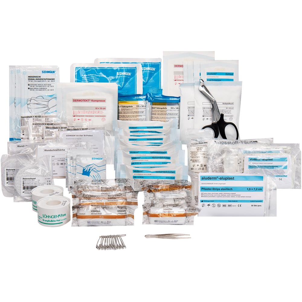 Nachfüllpack DIN 13169 Füllung Standard m.Erw. Set Plus, DIN13169